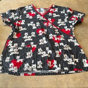 Women’s scrub HQ. Scrub top size large